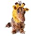 Zoo Snoods Giraffe Dog Costume - Neck and Ear Warmer Headband Protector (Small)