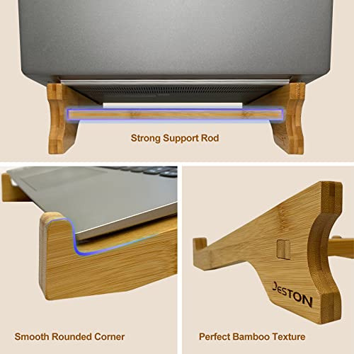 Deston-Laptop-Stand-for-Desk-Ergonomic-Bamboo-Computer-Stand-Detachable-Notebook-Lift-Riser-Ventilated-Holder-Compatible-with-MacBook-Dell-XPS-Samsung-All-10-15-Laptops