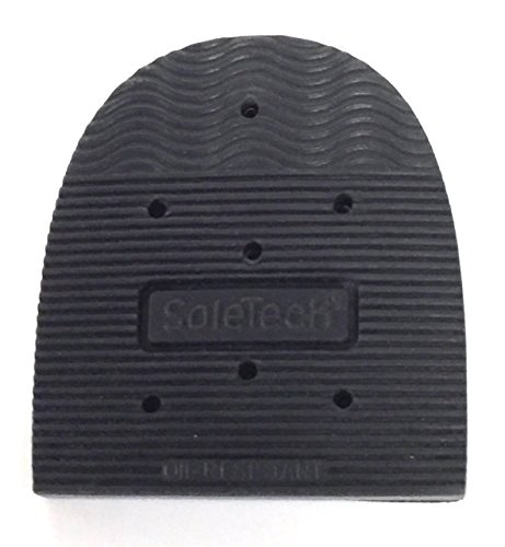 SoleTech Fine Rib Cowboy Heels, Men's Size 7 Black