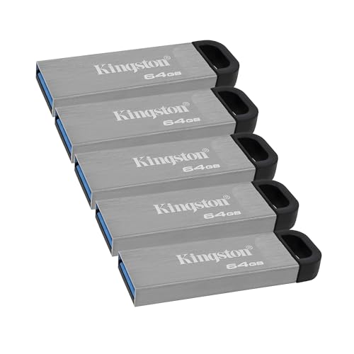 Clé USB 3.2 Gen 1 Kingston DataTraveler Kyson 64 Go lot de 5 pour le télétravail