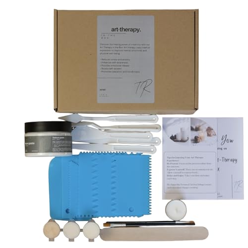 DIY Textured Art Kit with Paint and Modeling Paste, DIY Gift Box, Wall Art Decor Textured Art