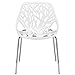 Poly and Bark Birds Nest Dining Side Chair in White (Set of 4)