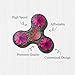 Encore Brandz Fidget Spinner Toy, Custom Face Fidget Kit, High Speed, Spinner Gifts for Adults and Kids, Stress Anxiety ADHD Relief Fidgets Toy, Flower & Chrome