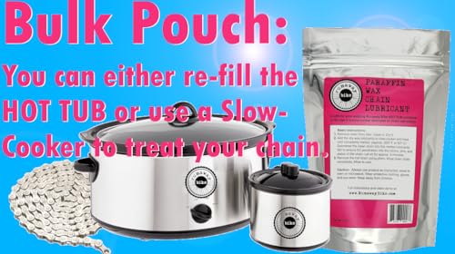 image for Runaway Bike HOT TUB Paraffin Wax Chain Lubricant, 1 LB Tub Refill