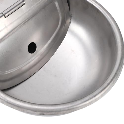 Tigela Automática de água Potável para Animais, Dispensador de água para Gado Em Aço Inoxidável Exte