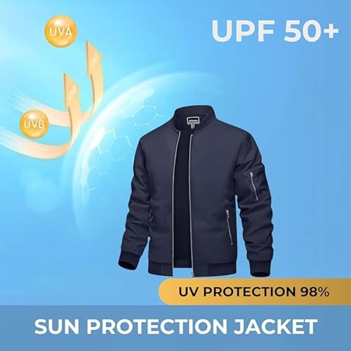 Image of MIA FASHION Winter Jacket For Men Puffer Jacket, Lightweight Transition Jacket Nylon Quilted standard length Puffer Jacket Full Sleeve Monsoon Jackets For Men