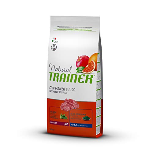 Natural Trainer - Cibo per Cani Medium Adult Manzo&Riso 12kg