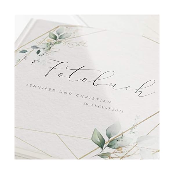 sendmoments Fotobuch zum Selbstgestalten, Hochzeit, Hochzeitsbouquet, personalisiert mit eigenem Text, quadratisches… – Bild 3