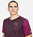 Nike Men's Run Division Rise 365 Running Athletic Shirt Wine L
