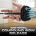 TAEYONK Archery Release Trigger,360°Rotating,Bow Thumb Release for Compound Bow Release,Bow Trigger Release for Compound Bow,Archery Thumb Release,Wrist Release Compound Bow,Archery Release Aids