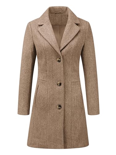 Amazon.com: Allegra K Women's Winter Pea Coat 2025 Fall Single