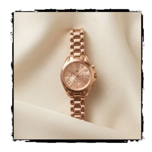 MOOVER MOOVERWomen's Rose Gold Analog Watch for Girls & Women Stainless Steel Bracelet Strap Fashion Wrist Wat