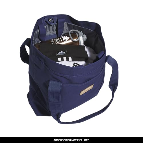 adidas Canvas Court Tote Bag for Women and Men, Dark Blue3