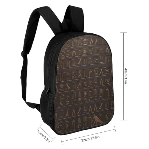 Ancient Egyptian Hieroglyph Laptop Backpack for Men Women Travel Backpack for Work Computer Bag Casual Backpacks2