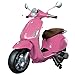 Price comparison product image OutdoorToys Licensed Childrens Vespa 12V Ride On Electric Bike - Pink