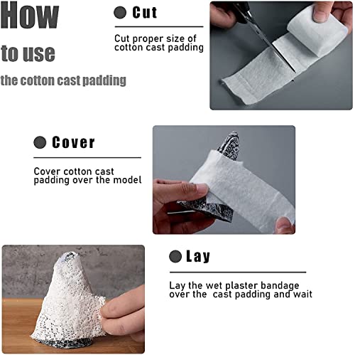 Image of Ndola Orthopedic Cotton Cast Padding 15 CM X 3 M,Soft Roll (3)