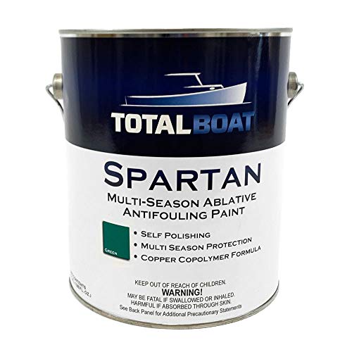 TotalBoat Spartan Boat Bottom Paint | Multi-Season Marine Antifouling (Green, Gallon)