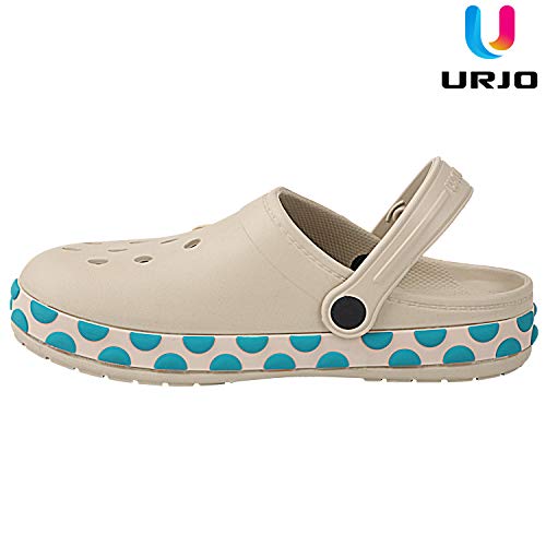 Image of URJO GEMS Kid's Clogs /Sandals with Adjustable Back Strap Ultra Soft & Flexibility Anti Skid Comfortable Waterproof Daily Mules Clogs /Sandals Boy's & Girl's