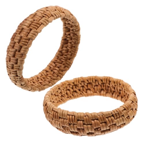 Bracelet en osier fait main idéal pour vos looks d'été décontractés