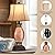 Hamucd 29" Tall Farmhouse Rustic Table Lamps Set of 2 for Living Room,3-Color Temperature Dimmable Country Antique Bedroom Nightstand Lamps for Retro Decor (Farmhouse)