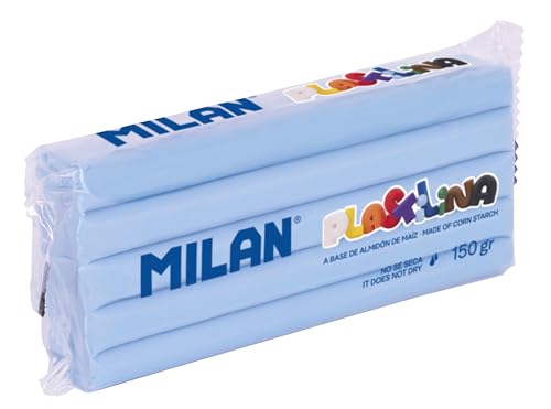 Milan® Barra 150 g plastilina, Color Azul Claro