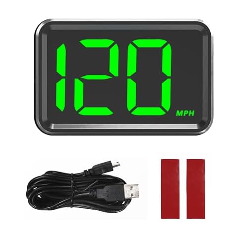 Heads Up Display for Cars Windshield with MPH Speed,HUD Display Digital Speedometer for Car Used USB Plug,Universal GPS Speedometer for Car Accessories Fit for Cars SUVs Trucks Cover