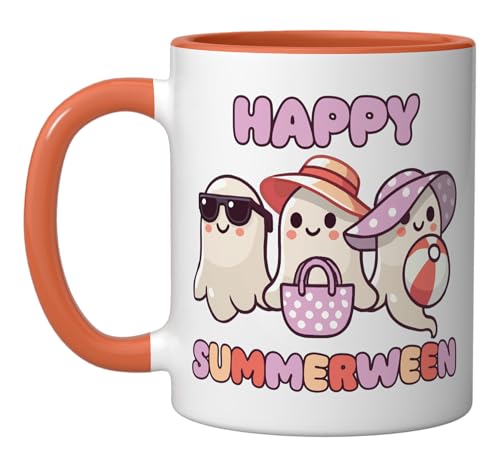 Taza de cerámica Halloween Summerween 11 oz miniatura 1