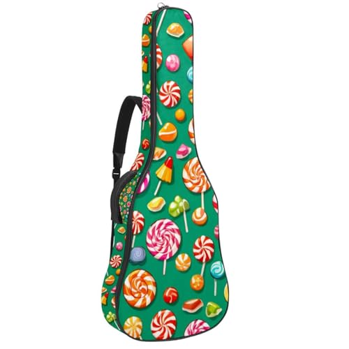 Housse de protection pour guitare acoustique durable et imperméable motif coloré
