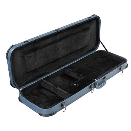 Electric Guitar Hard Case, Rectangle Wooden Standard 39-Inch Electric Guitars Hard-Shell Protective Carrying Case for KST/KTL/170 Model (Blue)