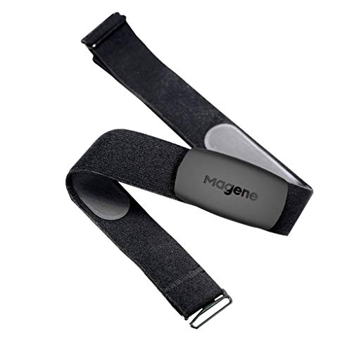 Heartrate - Correa de frecuencia cardíaca con Bluetooth, ajustable, impermeable, para ciclismo, correr