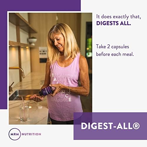 Miniatura 7 de MRM Nutrition Digest-All   Enzimas digestivas  Mejor digestión y absorción  Lactasa  amilasa  lipasa  Puede ayudar con hinchazón y gas 100