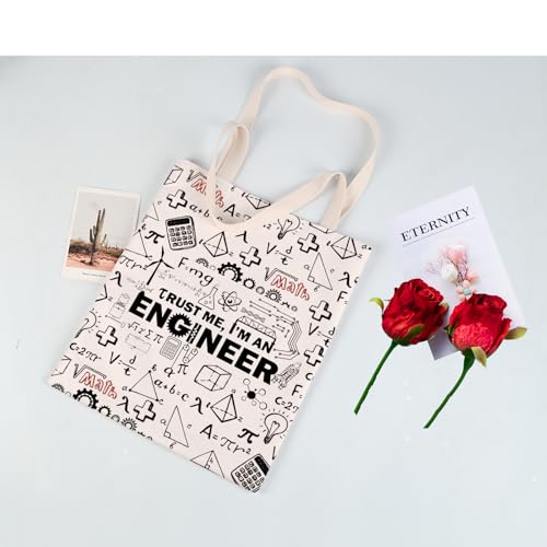Bolso tipo tote divertido para ingenieros: 'Trust Me I'm An Engineer', para compras y regalo, diseño de humor tecnológico miniatura 6