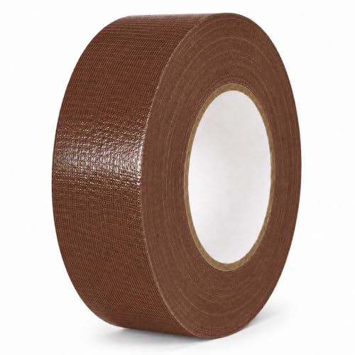 Image of GGR Supplies CDT-36 Brown Cloth Duct Tape, 2 Inch x 60 Yards | Industrial Grade; Waterproof and UV Resistant; Clean Removal With No Sticky Residue; Repairs, Packaging, Bundling and Sealing