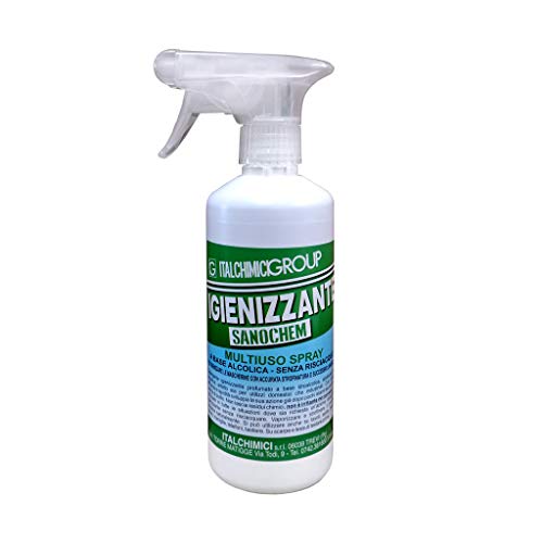 Spray Igienizzante Per Mascherine E Superfici Sanochem Confezione Da 500 Ml.