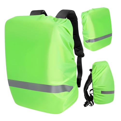 Mipcase 3-Pack Backpack Rain Cover Waterproof Pack Covers for Outdoor Hiking Reflective Strip for Enhanced Visibility Easy to Carry and Secure Fit