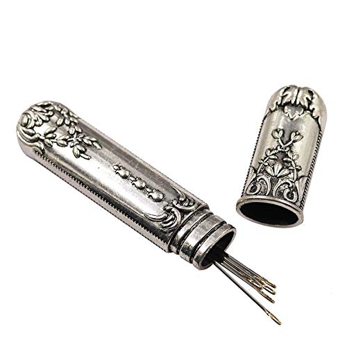 image for NOTIONSLAND 2 Pieces Vintage Needle Case Convenient Needle Storage Sew