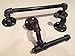 25 Home Decor Urban Bathroom Set of Industrial Iron Pipe Come with Toilet Paper Holder, Rack, and 14