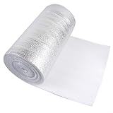 Uwithdanceme Película reflectante para radiador, aislamiento reflectante de calor, reflector, lámina de aluminio, capas reflectantes para loft, pared, hogar (5 m x 30 cm)
