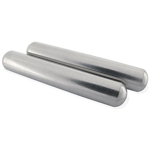 Master Magnetics 07239 Original Cast Alnico 5 Cow Magnet, 0.50" Diameter, 3" Length, Silver (Pack Of 2) #TOP5
