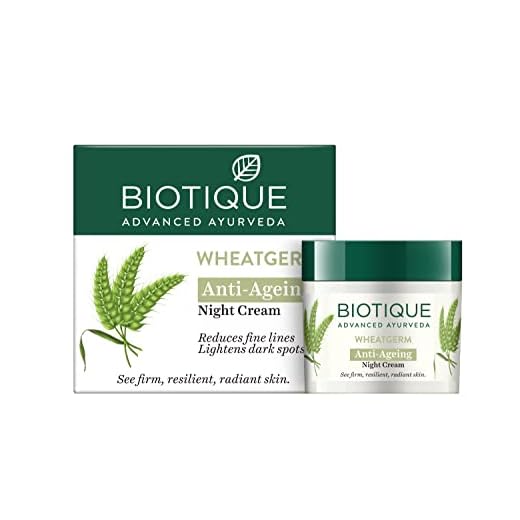 Biotique Bio Wheat Germ FIRMING FACE and BODY NIGHT CREAM For Normal To Dry Skin, 50G