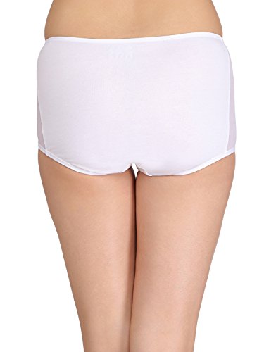 Image of Clovia Women's Cotton High Waist Hipster with Powernet Panels