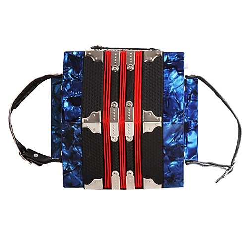 Amazon.co.jp: 六角形アコーディオン 20キー 40トーン ストラップと