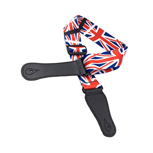 Milisten Drapeau de L’union de Sangle de Guitare pour Les Guitares Acoustiques Électriques Basses - Les Beatles, Paul McCartney, John Lennon, RIngo Starr, George Harrison Milisten Drapeau de L'union de Sangle de Guitare pour Les Guitares Acoustiques Électriques Basses – Image 3