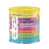 Else Nutrition Plant-based Kids Protein Shake Powder for Ages 2-12. Dairy-free First Kids Complete Nutrition Shake with plant protein and 25 Vitamins & Minerals, Vanilla, 1- Pack