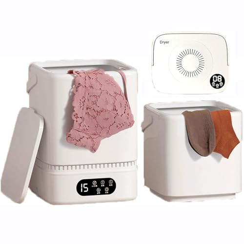 Mini-machine à laver et sèche-linge 5L avec technologie automatique