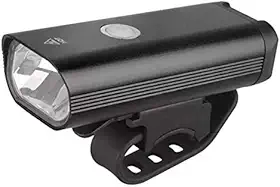Farol Bike Bicicleta Lanterna Usb Recarregavel Preto em Metal