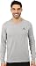 adidas Performance Men's Ultimate Long Sleeve Tee, XX-Large, Medium Grey Heather/Dark Grey Heather