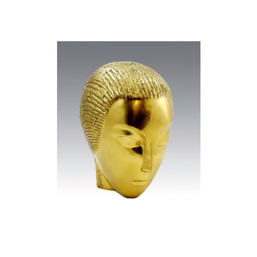 Lavorato a mano. Arte & Ambiente – Statuetta in bronzo – Sleeping Muse – Muse snooze – firmata – Scultura Constantin Brâncusi – Statuetta
