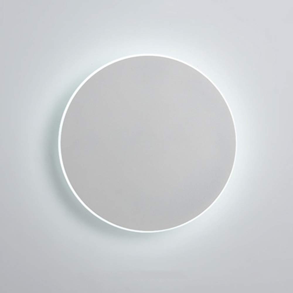 LED Touch Wandleuchte Modern Mini Style Wandlampe Nordisch Einfach Innen Wandbeleuchtung Für Wohnzimmer Schlafzimmer Flur Treppe,White+Cool White-30cm 15W