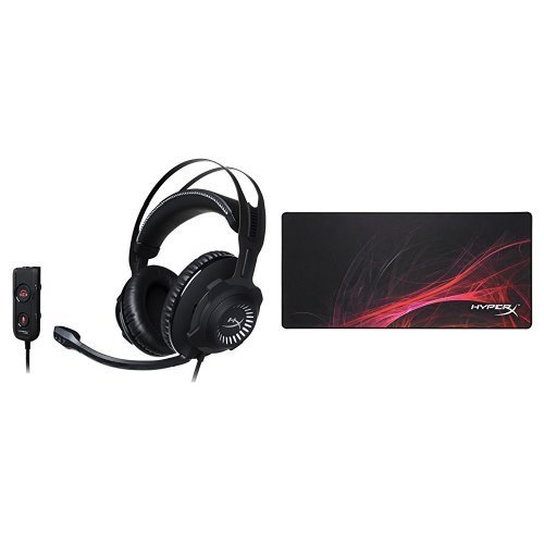 HyperX Cloud Revolver S Gaming Headset and HyperX FURY S XL Mousepad Speed